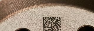 Schwungrad mit QR-Code